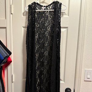VGUC LuLaRoe Joy lace duster